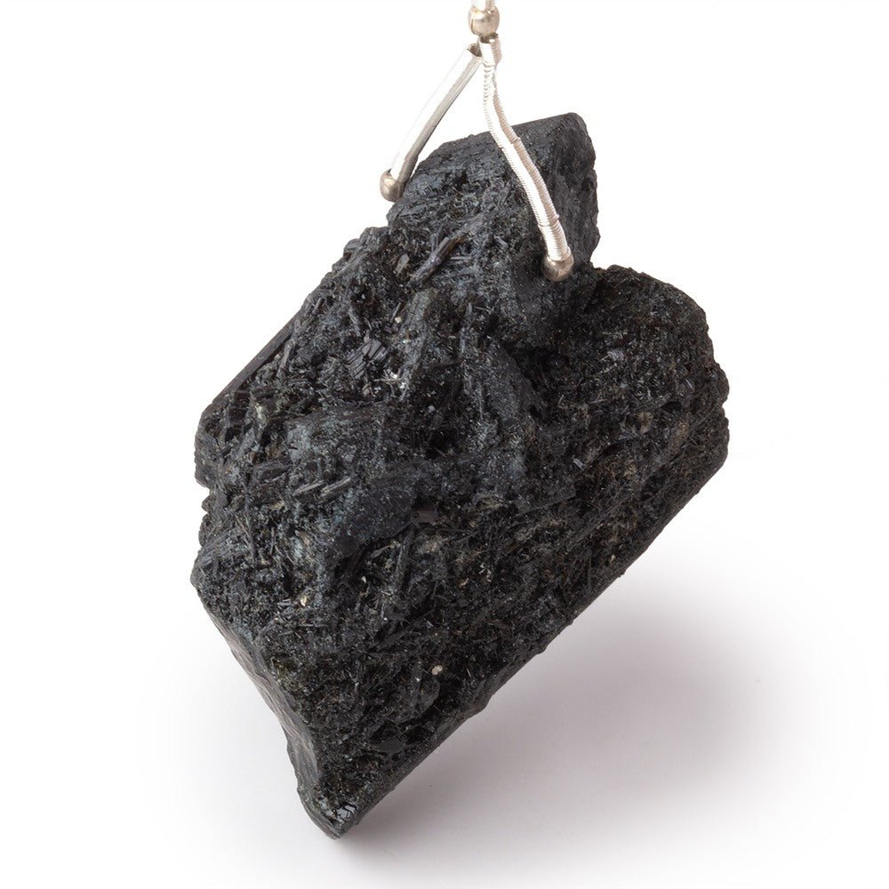 37x35x21mm Black Tourmaline Natural Crystal Focal 1 piece