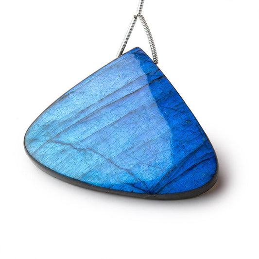 37x48x9mm Labradorite Plain Rounded Triangle Pendant 1 AAA Focal