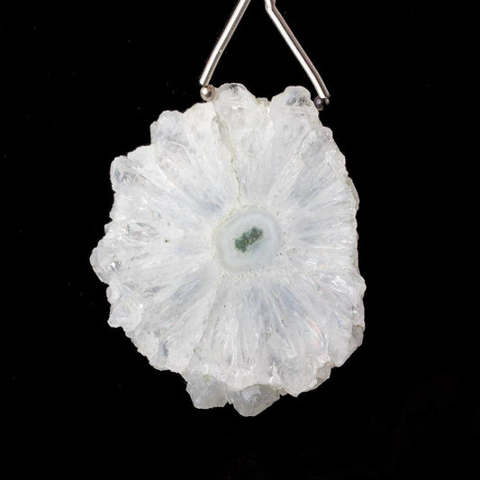 39x45mm Solar Quartz Plain Slice Bead 1 piece