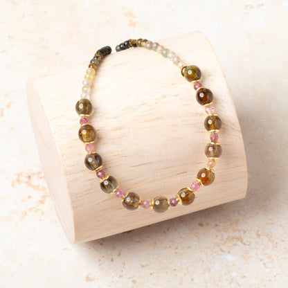 3mm 22kt Gold Plated Copper Plain Bead Cap 8 inch 380 pieces