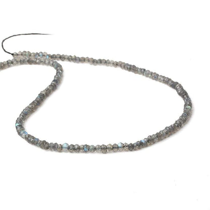 3mm Labradorite Faceted Rondelle Beads 13 inches 150 pieces