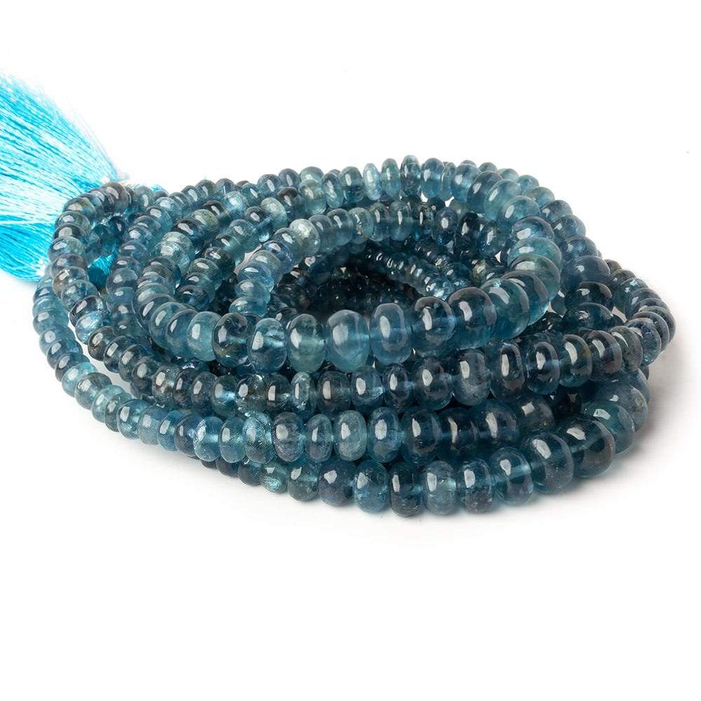 3mm - 8mm Santa Maria Aquamarine Plain Rondelles 18 inch 170 pieces AA