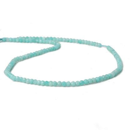 3mm Amazonite micro-faceted rondelle beads 13 inch 129 pieces