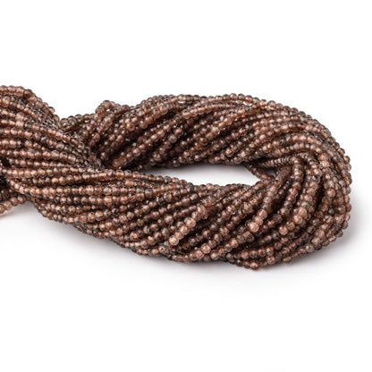 3mm Andalusite Micro Faceted Rondelle Beads 12.5 inch 128 pieces