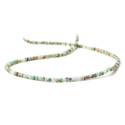 3mm Blue Peruvian Opal micro faceted rondelle beads 16 inch 175 pieces AA