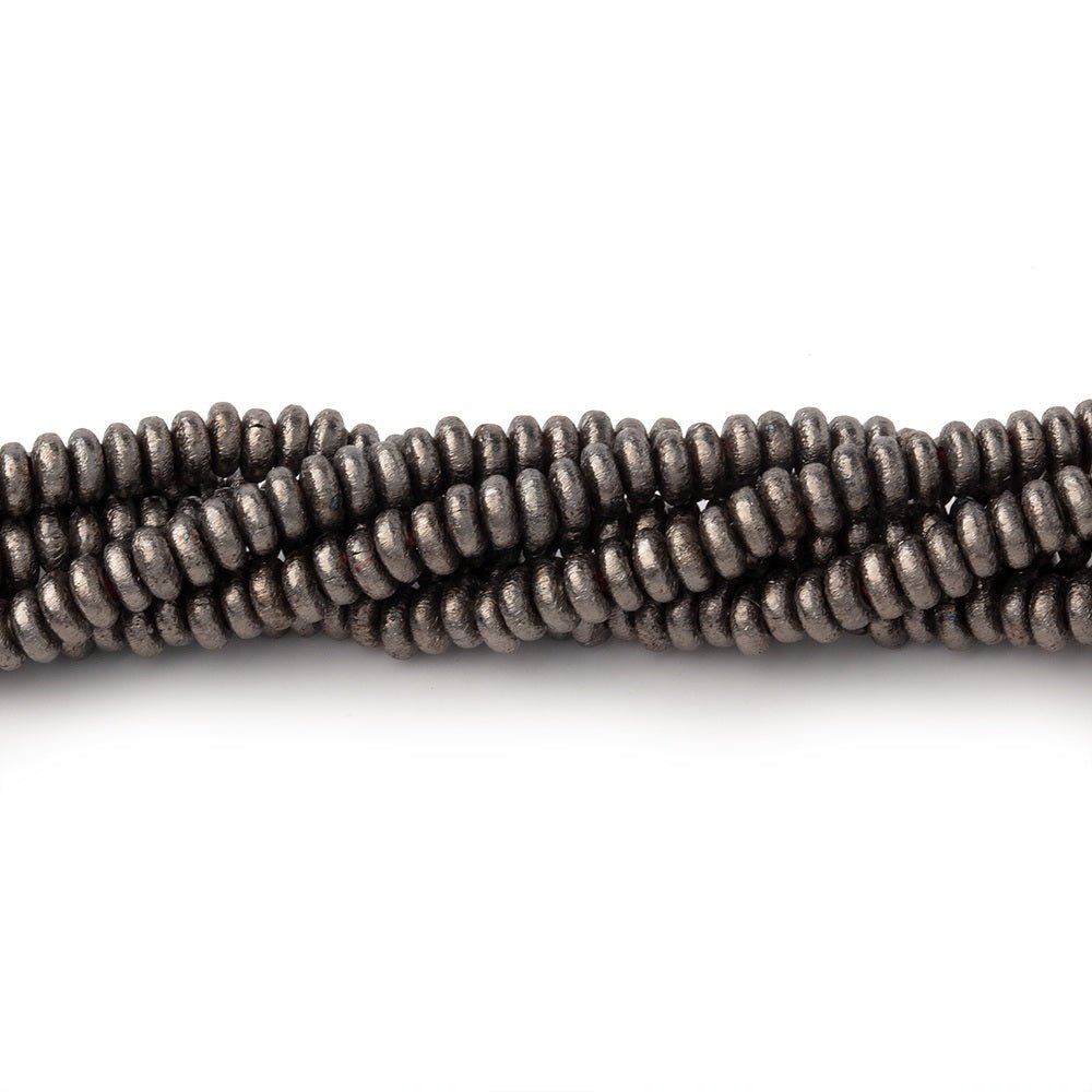 3mm Brushed Disc Beads
