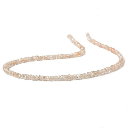 3mm Champagne Zircon faceted rondelle beads 13 inch 200 piece