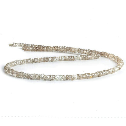 3mm Champagne Zircon Faceted Rondelle Beads 13.5 inch 200 beads
