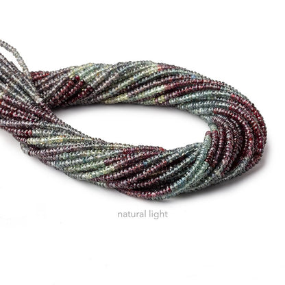 3mm Color Change Sapphire Faceted Rondelle Beads 14 inch 220 pieces