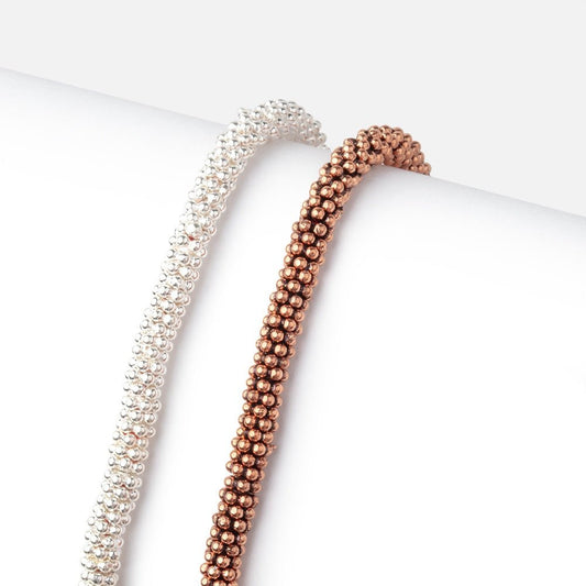 3mm Daisy Spacer Beads 8 inch 160 pieces