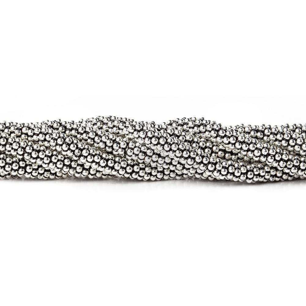 3mm Daisy Spacers with Sterling Silver Base 4 inch 78 Beads