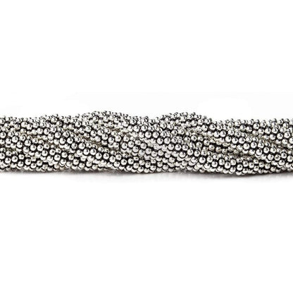 3mm Daisy Spacers with Sterling Silver Base 4 inch 78 Beads