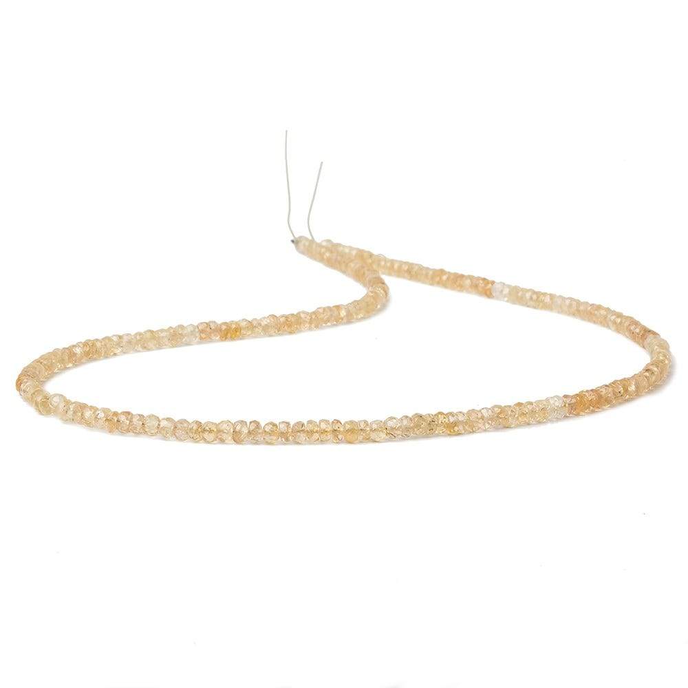 3mm Imperial Topaz Faceted Rondelle Beads 16.25 inch 200 beads
