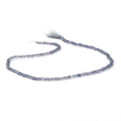 3mm Iolite Faceted Rondelle Beads 14 inch 185 pieces