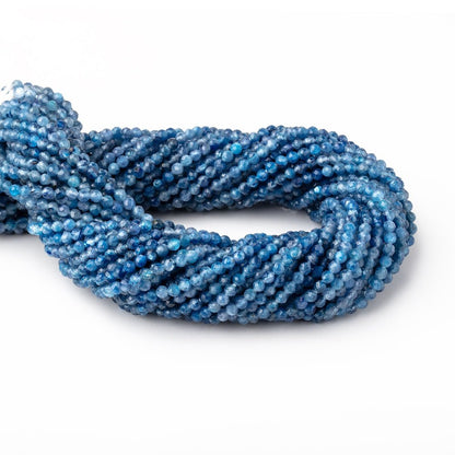 3mm Kyanite Micro Faceted Round Beads 12.5 inch 110 pieces