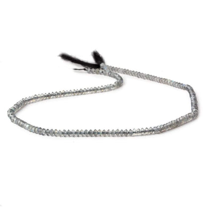 3mm Labradorite micro faceted disc rondelle beads 12.5 inch 155 pieces AAA