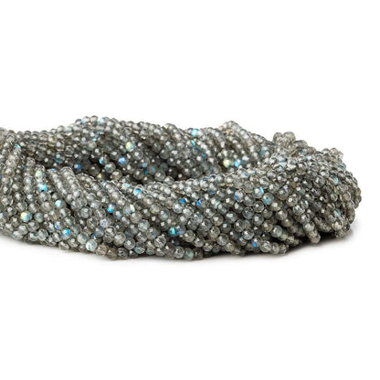 3mm Labradorite Micro Faceted Round Beads 13 inch 120 pieces