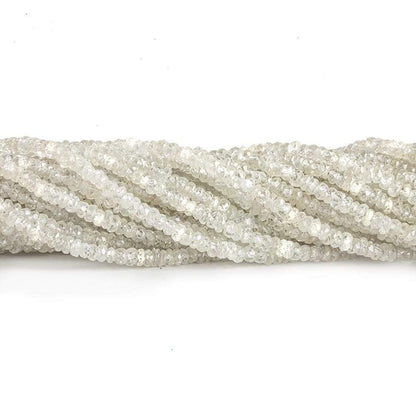 3mm Light Champagne Zircon Faceted Rondelle Beads 13.5 inch 200 pieces