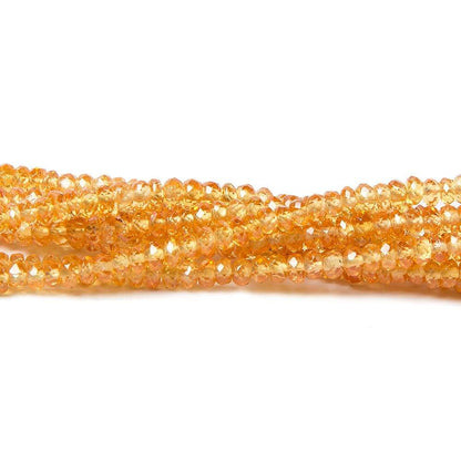 3mm Mandarin Garnet Beads Faceted Rondelle 16 inch 232 pieces