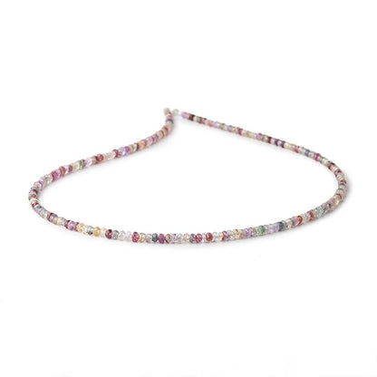 3mm Multi Color Sapphire Faceted Rondelle Beads 16 inch 200 pieces