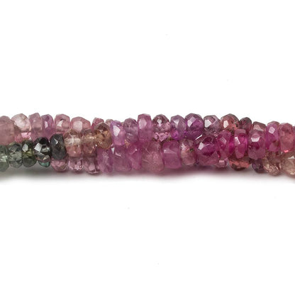 3mm Multi Color Sapphire Faceted Rondelle Beads 16 inch 210 pieces