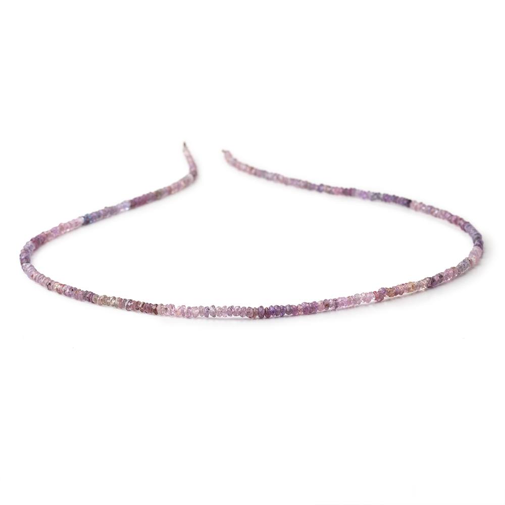 3mm Multi Color Spinel Faceted Rondelle Beads 16.25 inch 325 pieces
