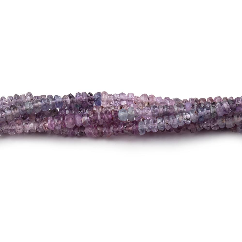 3mm Multi Color Spinel Faceted Rondelle Beads 16.25 inch 325 pieces