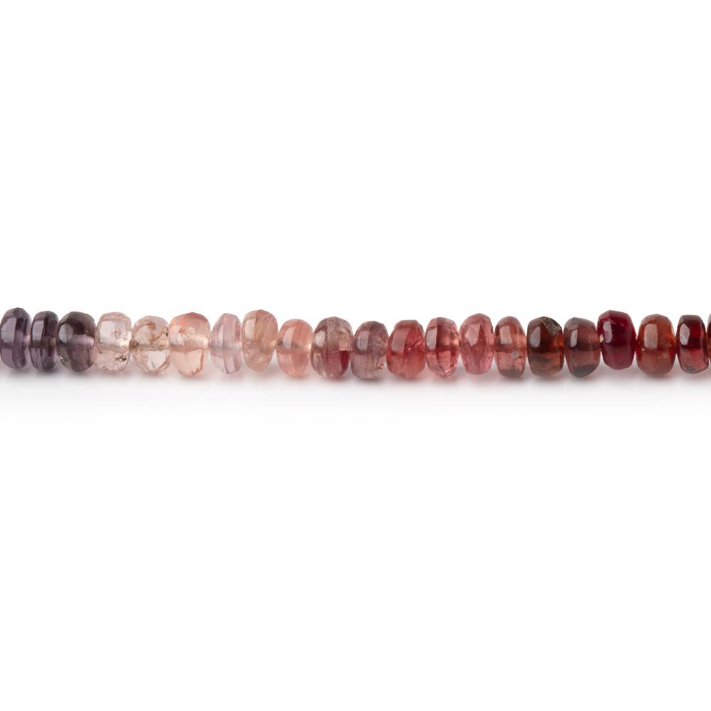 3mm Multi Color Spinel Plain Rondelle Beads 16 inch 230 pieces