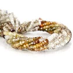 3mm Multi-gemstone Beads Faceted Rondelle 16 inch 247 pcs