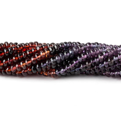 3.5mm Multi Gemstone Plain Rondelle Beads 13.5 inch 160 pieces