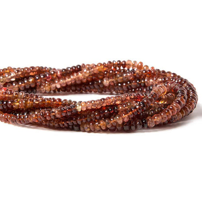 3mm MultiColor Spinel plain rondelle Beads 16 inch 220 pieces