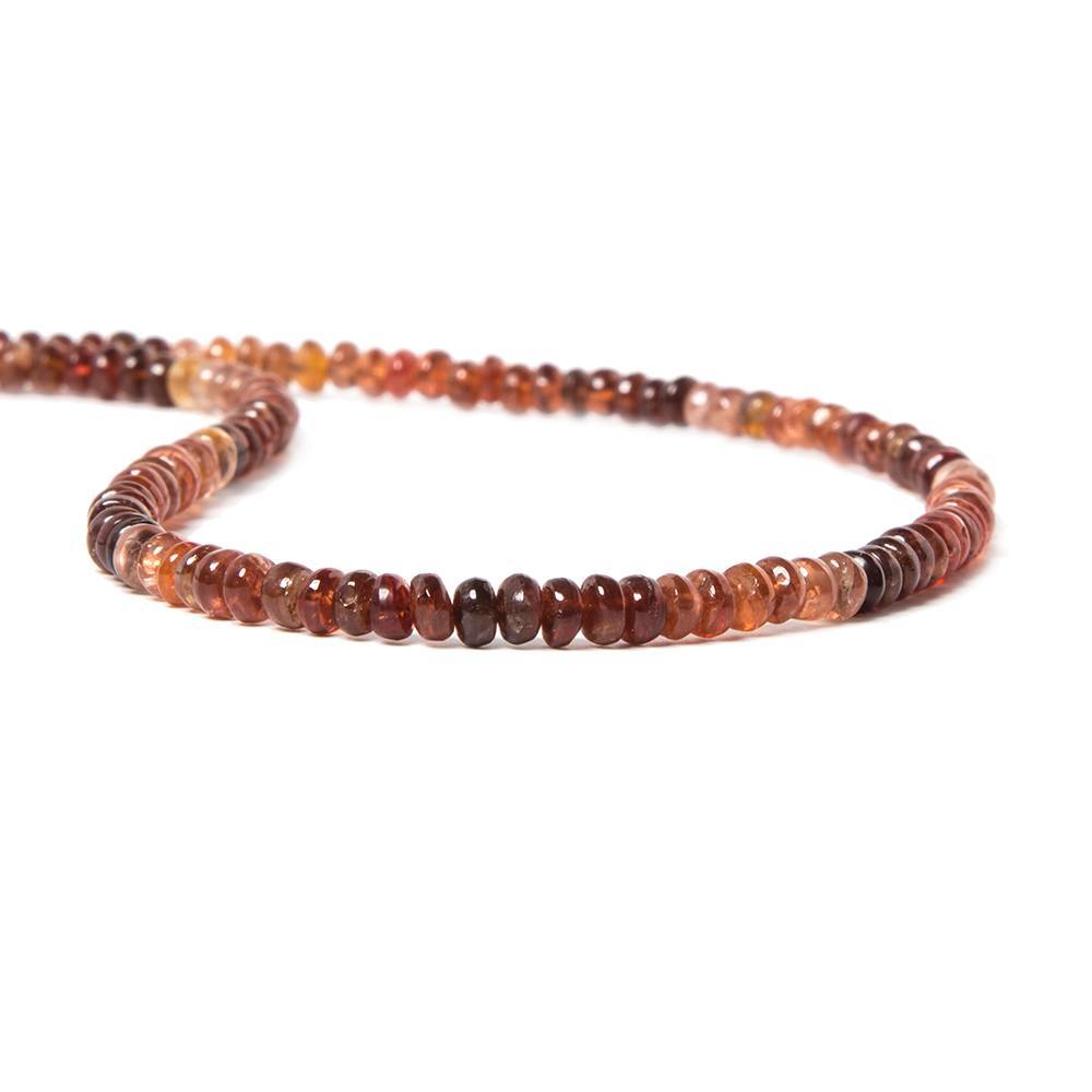 3mm MultiColor Spinel plain rondelle Beads 16 inch 220 pieces