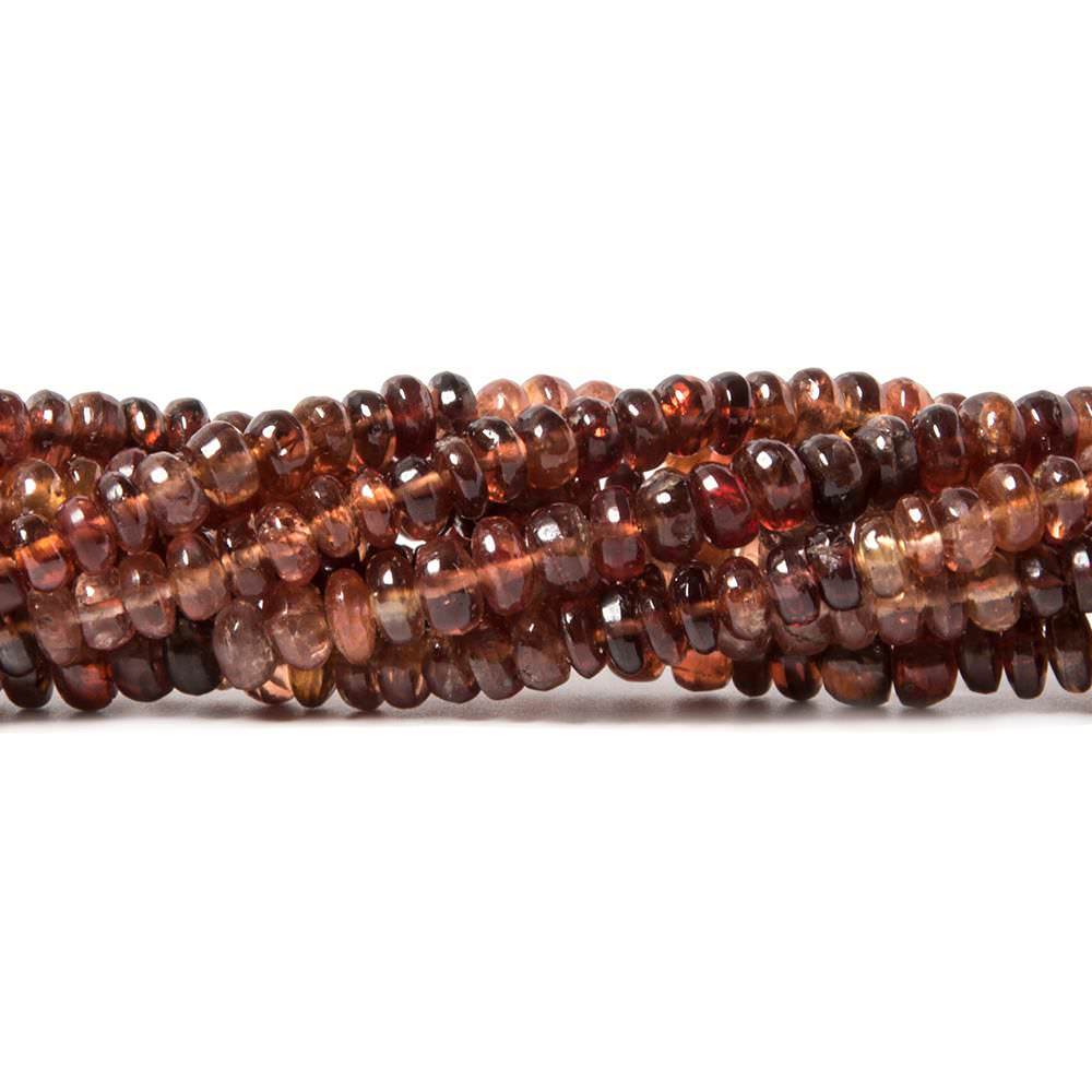 3mm MultiColor Spinel plain rondelle Beads 16 inch 220 pieces