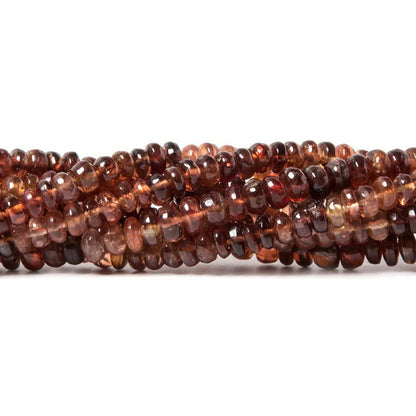 3mm MultiColor Spinel plain rondelle Beads 16 inch 220 pieces