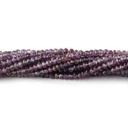 3mm Ombré Lavender Sapphire Faceted Rondelles 16 inch 193 Beads