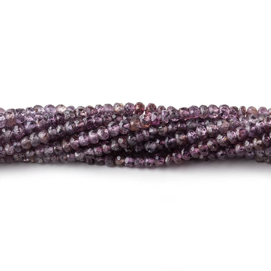 3mm Ombré Lavender Sapphire Faceted Rondelles 16 inch 193 Beads