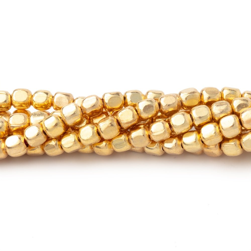 3mm Polished Cube Beads