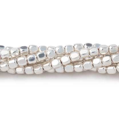 3mm Polished Cube Beads