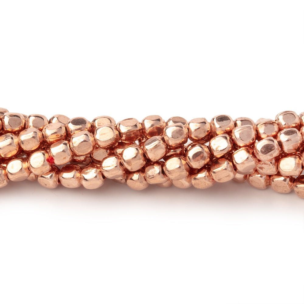 3mm Polished Cube Beads