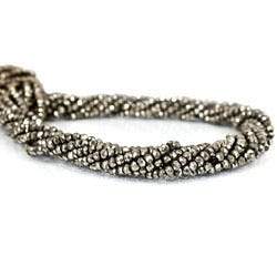 3mm Pyrite Beads Faceted Rondelle 13 inch 140pcs