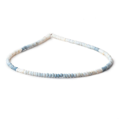 3mm Shaded Owyhee Denim Opal Faceted Rondelle Beads 13 inch 160 pieces
