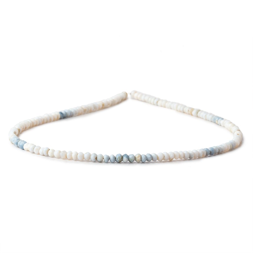 3mm Shaded Owyhee Natural Opal Faceted Rondelle Beads 13 inch 145 pieces