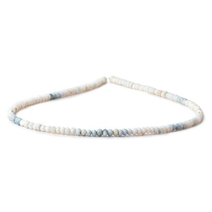 3mm Shaded Owyhee Natural Opal Faceted Rondelle Beads 13 inch 145 pieces
