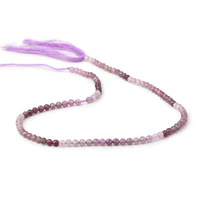 3mm Shaded Purple Spinel Micro Faceted Round Beads 12.5 inch 96 pieces AA