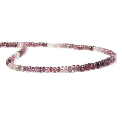 3mm Shaded Purple Spinel Plain Rondelle Beads 16 inch 130 pieces