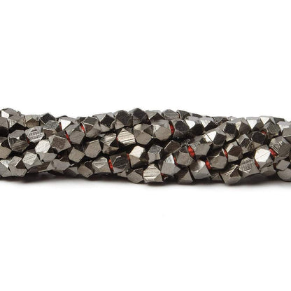 3mm Shiny Faceted Nugget Beads 8 inch 68 pieces