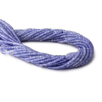3mm Tanzanite Faceted Rondelle Beads 16 inch 225 pieces