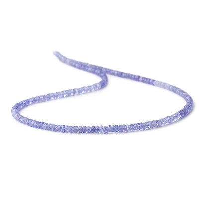 3mm Tanzanite Faceted Rondelle Beads 16 inch 225 pieces