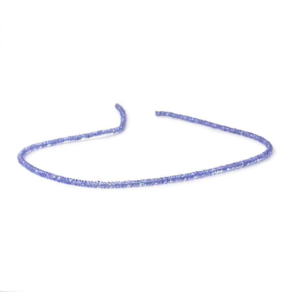 3mm Tanzanite Plain Rondelle Beads 18 inch 280 pieces AAA