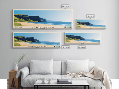 Búðir Beach, Iceland Panoramic Print, Vacation Gift, Iceland Wall Art, Vacation Wall Art, Vacatation Memories, Beach Decor, Beach Or Lakehouse Art